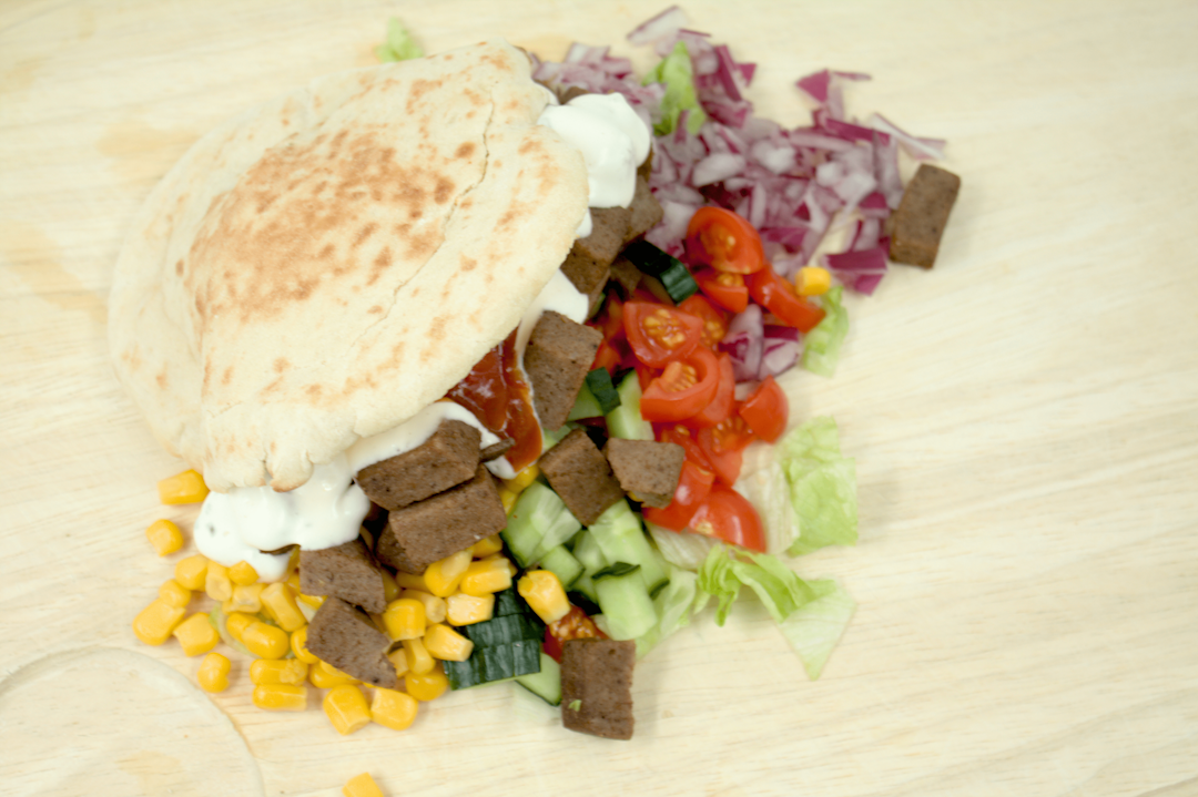 Hjemmelaget kebab i pita bottom image